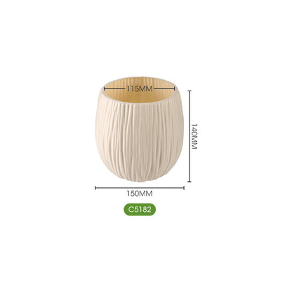 Textured Modern Ceramic Garden Planter Homeandso
