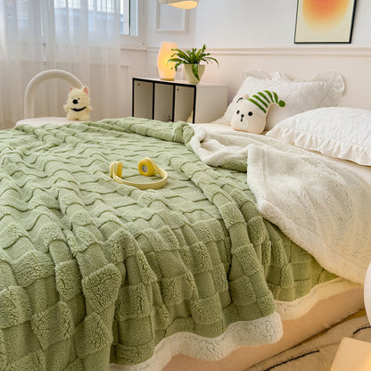 Luxuriously Textured Fleece Bedspread