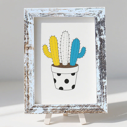 Decorative Cactus Art Print Frame
