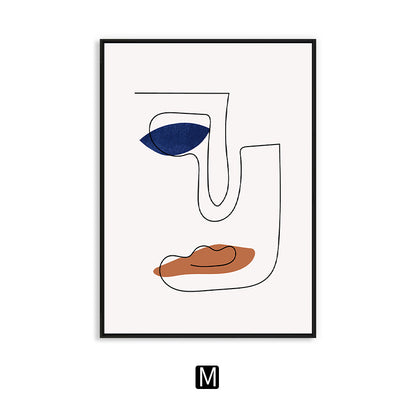 Abstract Line Art Canvas Print Homeandso 1790072945