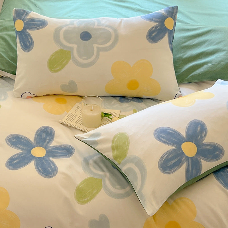 Stylish Plaid Bedding Set