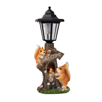 Decorative Squirrel Lantern Homeandso