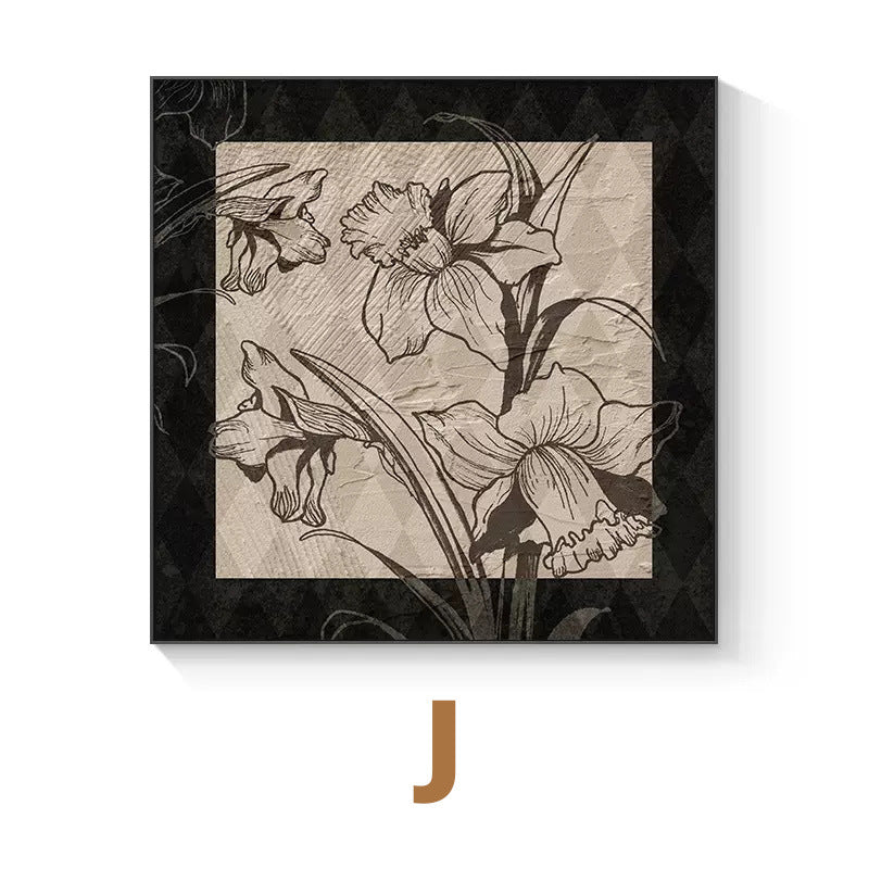 Decorative Floral Framed Artwork Homeandso
