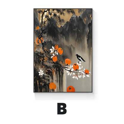 Asian-Inspired Decorative Framed Wall Art Homeandso