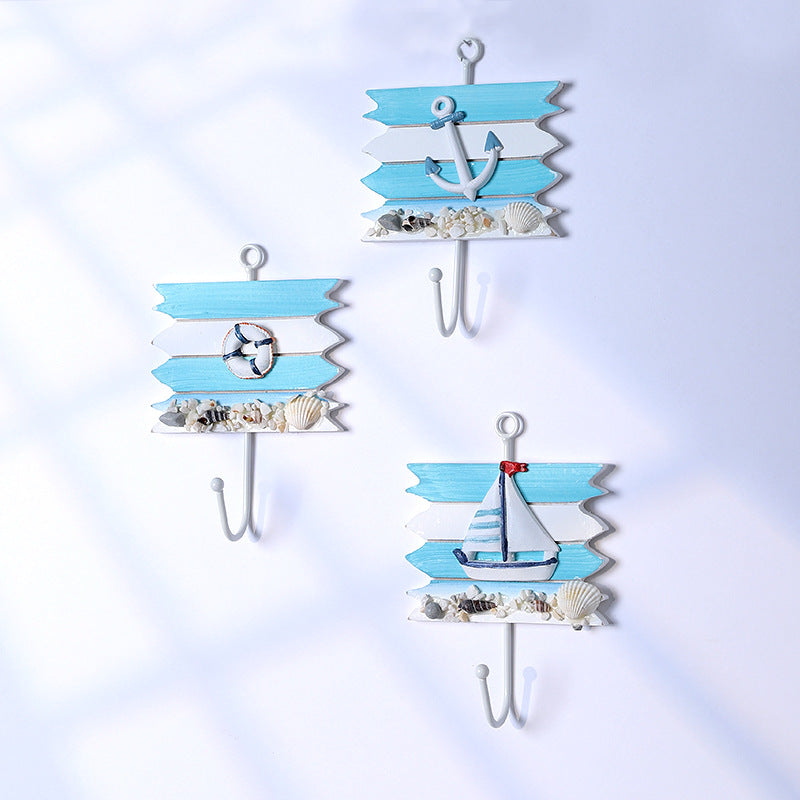 Nautical-Themed Wall Hook Decor Homeandso