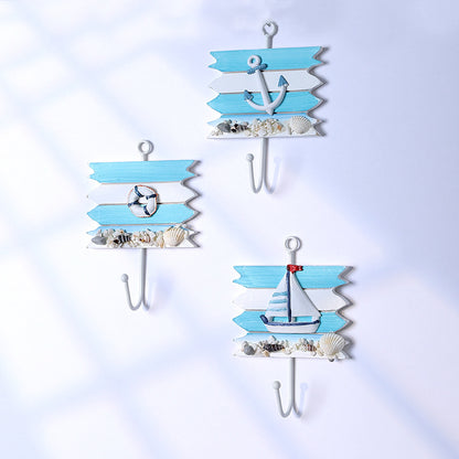 Nautical-Themed Wall Hook Decor Homeandso