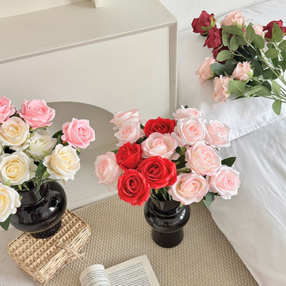 Premium Artificial Blue Rose Bouquet