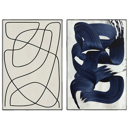 Abstract Brushstroke Wall Art Homeandso