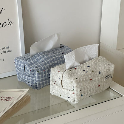 Cozy Fabric Tissue Box Cover
