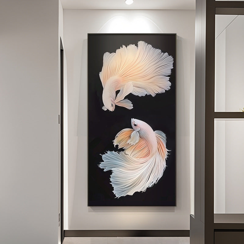 Artistic Fish Illustration Wall Art Homeandso