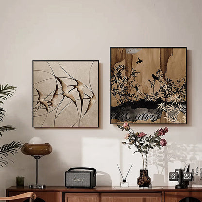 Abstract Textured Canvas Art Homeandso 1790073187