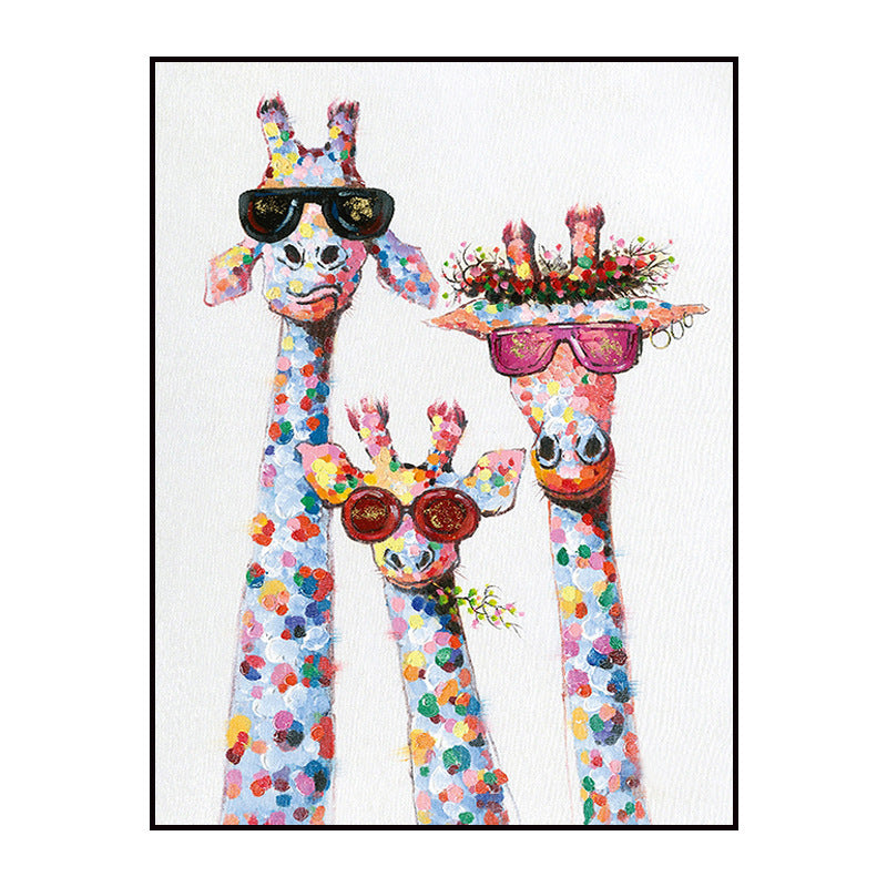 Whimsical Giraffe Canvas Art Homeandso
