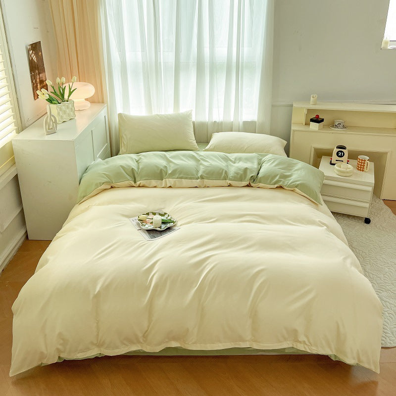 Lightweight Breathable Cotton Duvet Cover Set Homeandso