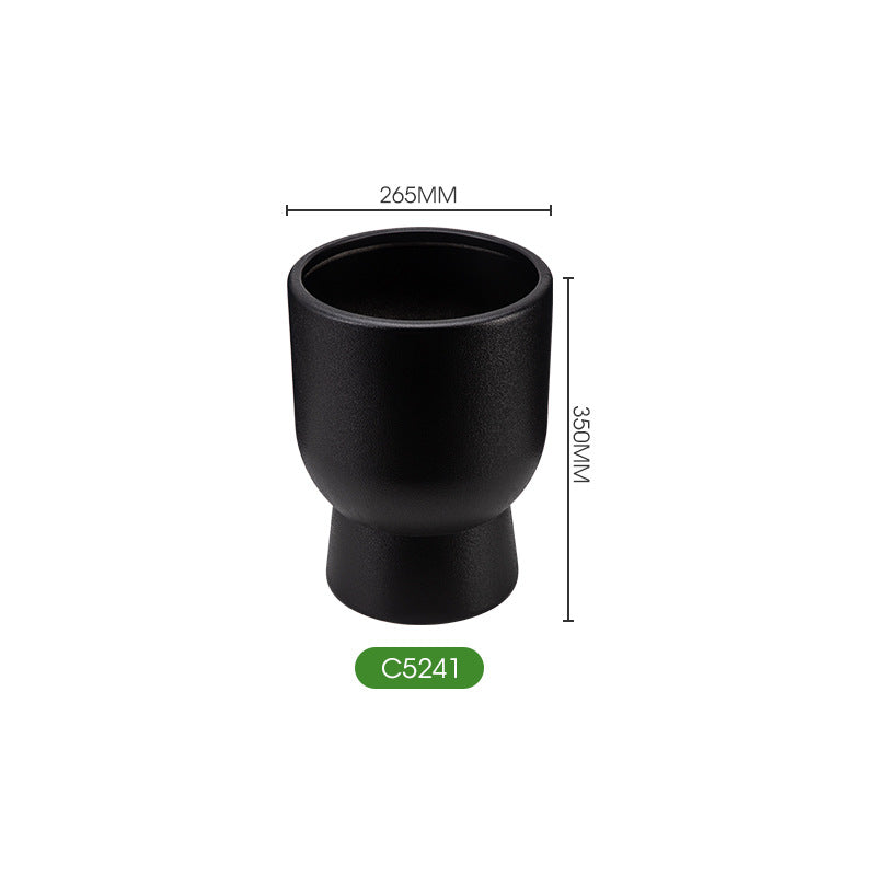 Contemporary Textured Ceramic Planter Homeandso