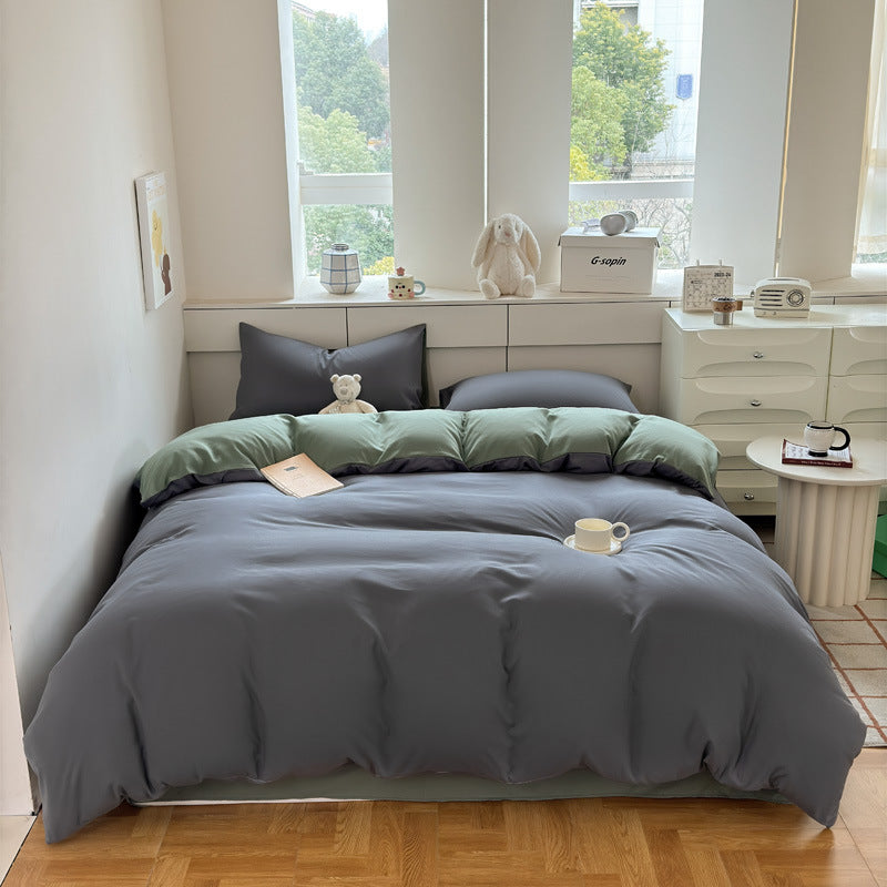 Lightweight Breathable Cotton Duvet Cover Set Homeandso