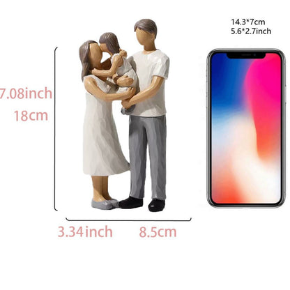 Family Embrace Decorative Figurine Homeandso