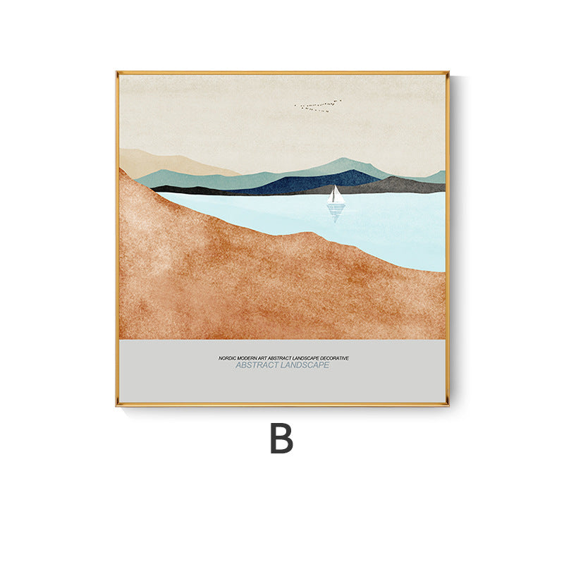 Abstract Landscape Framed Art Print Homeandso