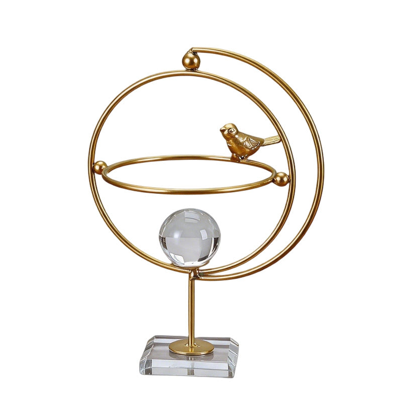Decorative Orbital Bird Figurine Homeandso