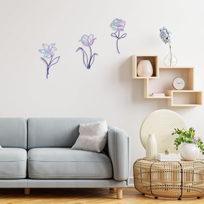 Decorative Wire Flower Wall Art Homeandso