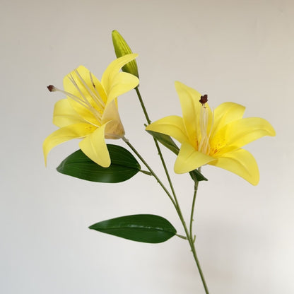 Decorative Faux Lily Stem for Floral Arrangements