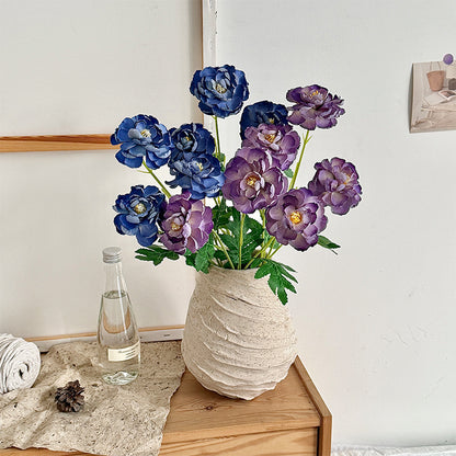 Lifelike Artificial Peony Floral Stem