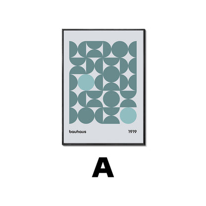 Bauhaus Geometric Wall Art Print Homeandso