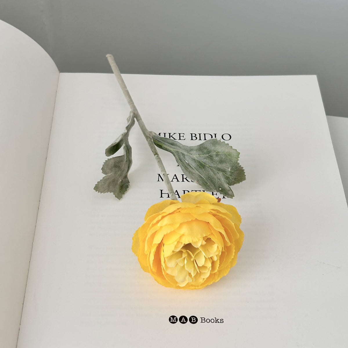 Realistic Fabric Rose Stem