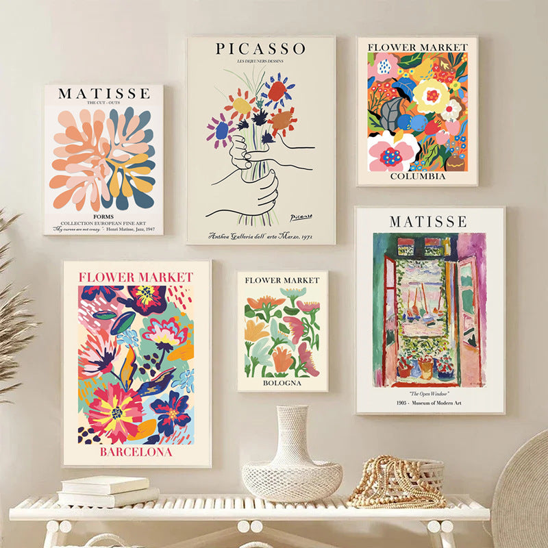Matisse-Inspired Cut-Outs Art Print Homeandso