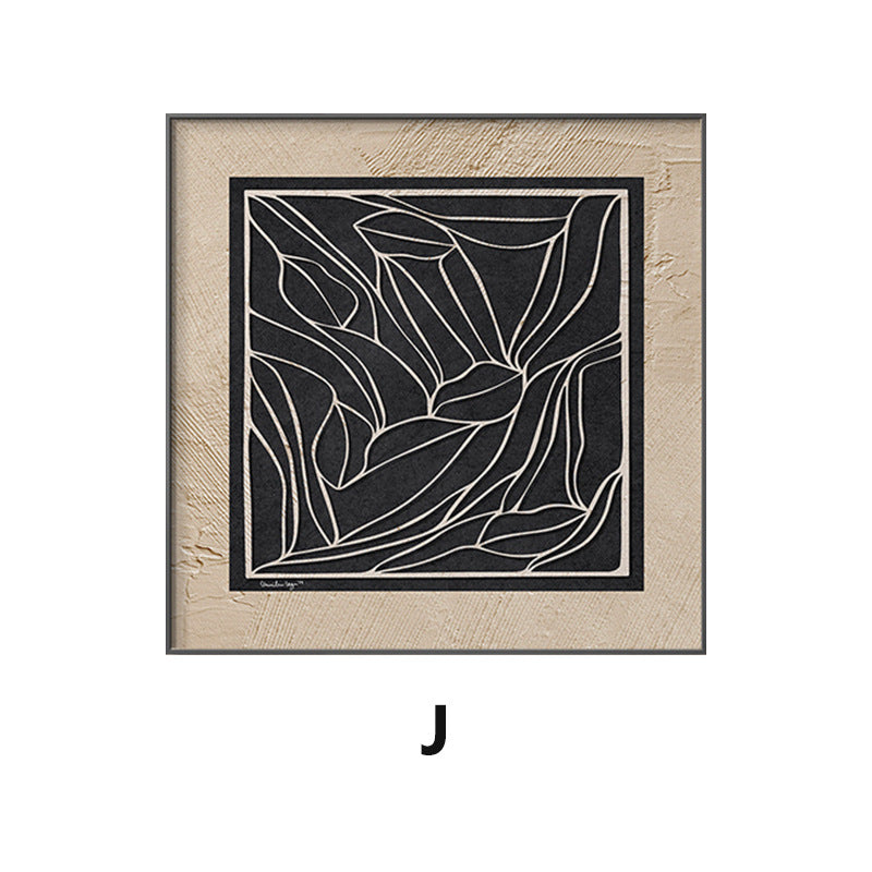 Abstract Line Art Framed Wall Decor Homeandso