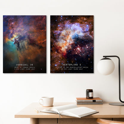Cosmic Nebula Art Print Homeandso