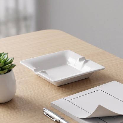 Square Ceramic Ashtray Homeandso
