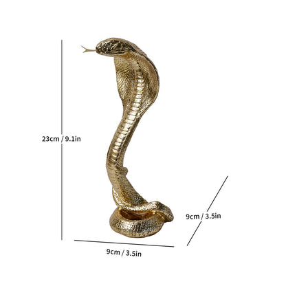 Decorative Cobra Figurine Homeandso
