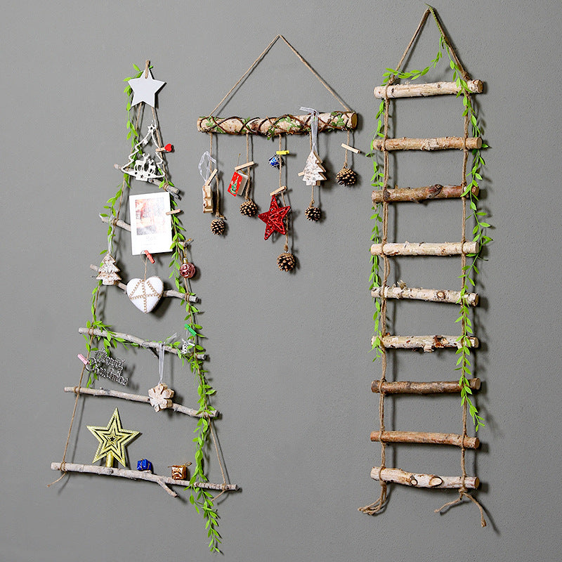 Rustic Wooden Christmas Tree Wall Decor Homeandso
