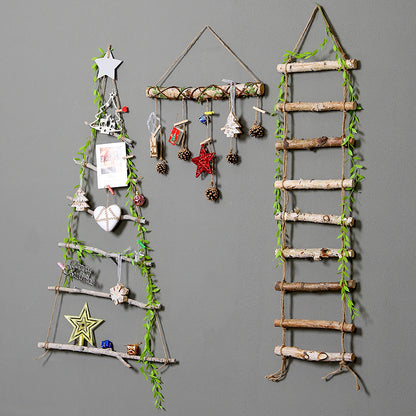 Rustic Wooden Christmas Tree Wall Decor Homeandso