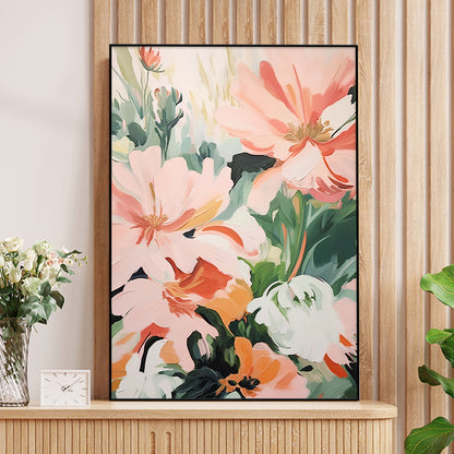 Floral Abstract Canvas Artwork Homeandso