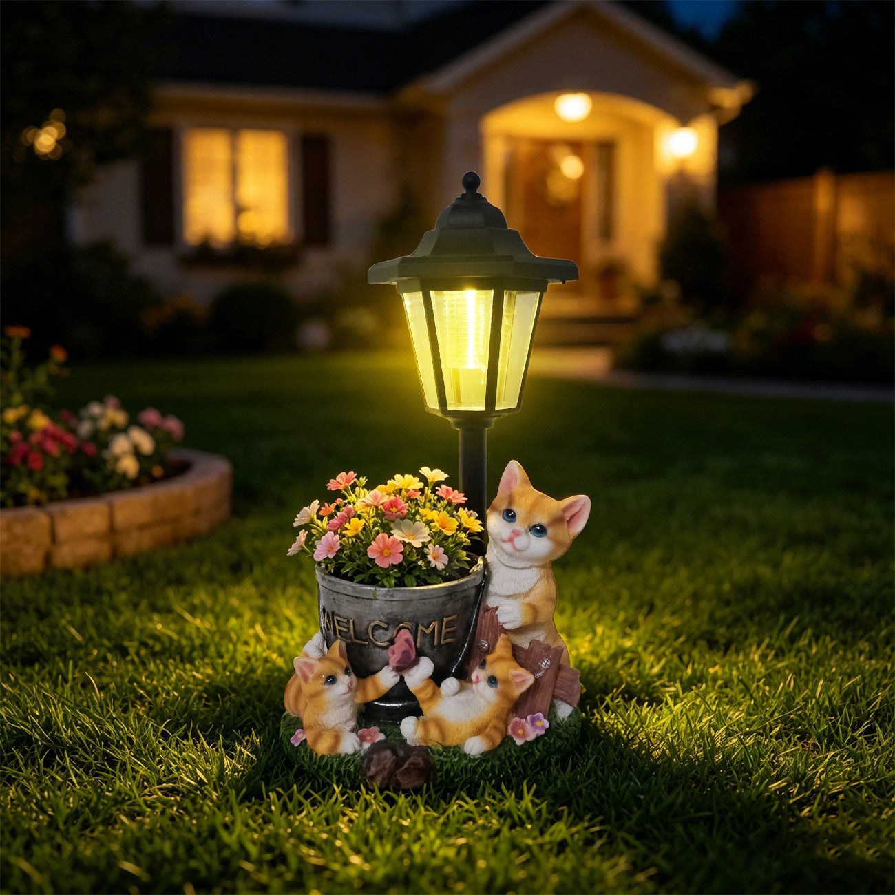 Decorative Cat Lantern Homeandso
