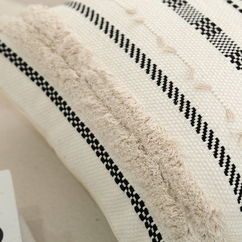 Bohemian Textured Throw Pillow