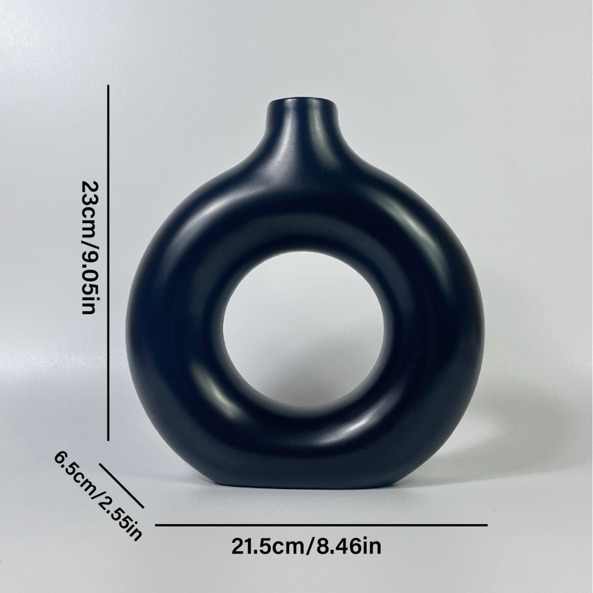 Modern Circular Ceramic Vase Homeandso