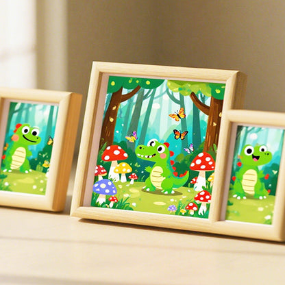 Whimsical Animal Art Print Frame