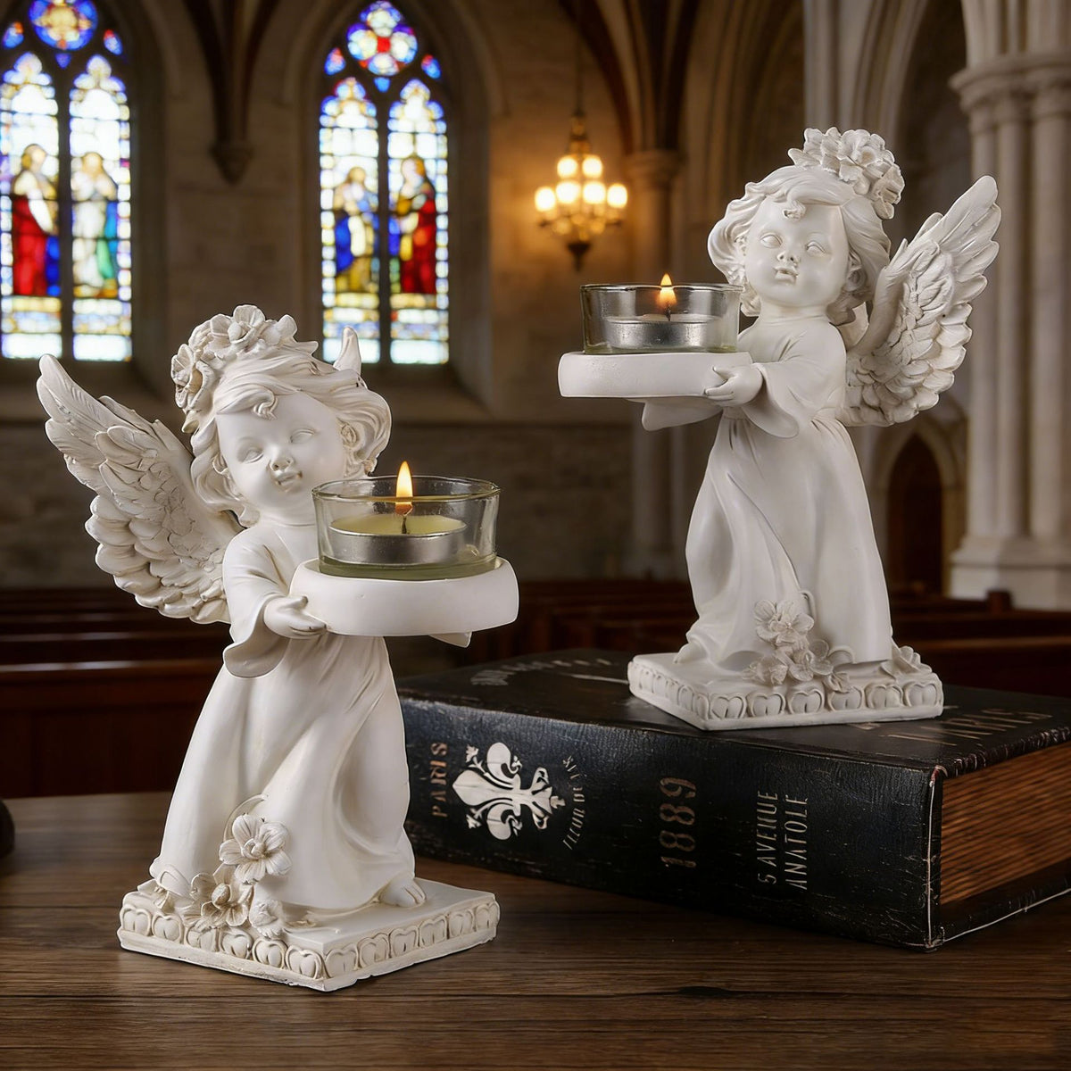 Angel Decorative Candle Holder Homeandso