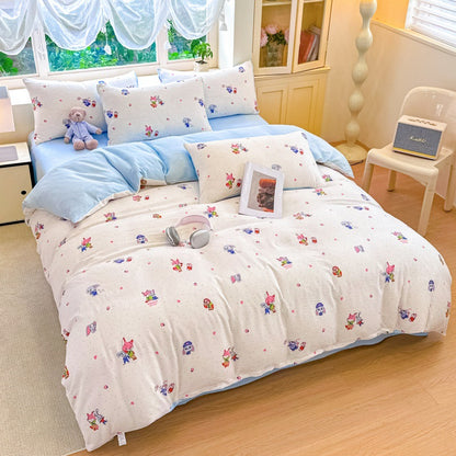 Playful Cartoon-Themed Duvet Cover Set Homeandso 1792692729