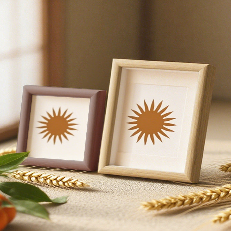 Modern Minimalist Sun Illustration Frame