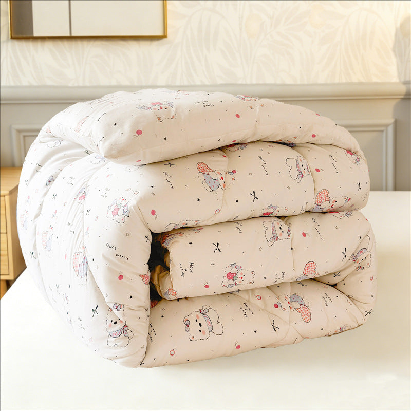 Ultra-Soft Grid Pattern Comforter