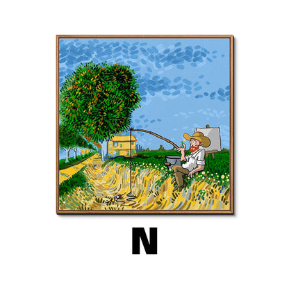Framed Impressionist Landscape Artwork Homeandso 1790073280