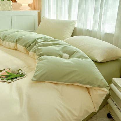 Premium Reversible Hypoallergenic Duvet Cover Set