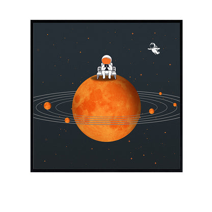 Astronaut Themed Framed Wall Art Homeandso