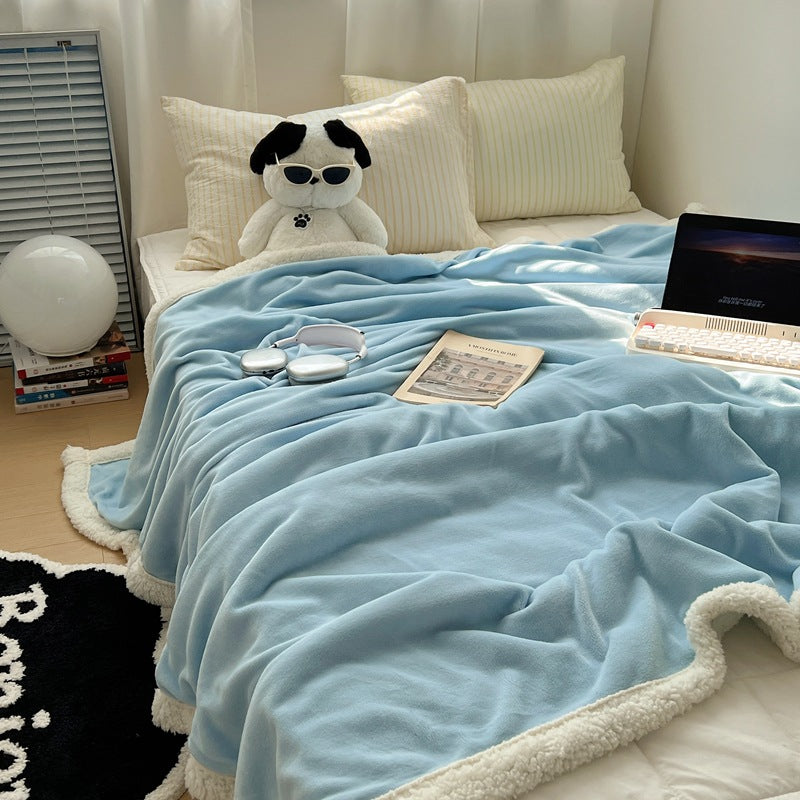 Fluffy Sherpa-Fleece Blanket