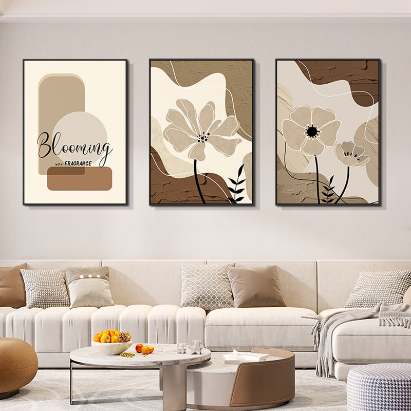 Floral Abstract Canvas Wall Art Homeandso