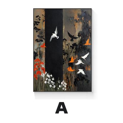Asian-Inspired Decorative Framed Wall Art Homeandso