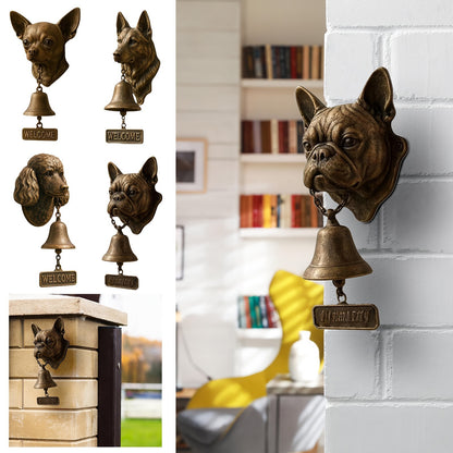 Decorative Bulldog Head Doorbell Homeandso